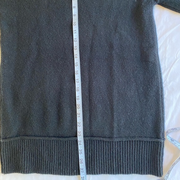 Sweaty Betty Black Wool and Yak Blend Cowl Neck Oversized Tunic Sweater SZ XS - Picture 6 of 6